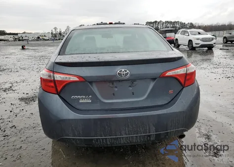 2015 Toyota Corolla L z USA, uszkodzony, nr VIN 2T1BURHE4FC239776